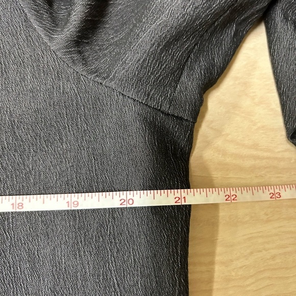 Ostora Gray Embroirdered Maxi Dress Art to Wear Size 44 - Picture 4 of 6